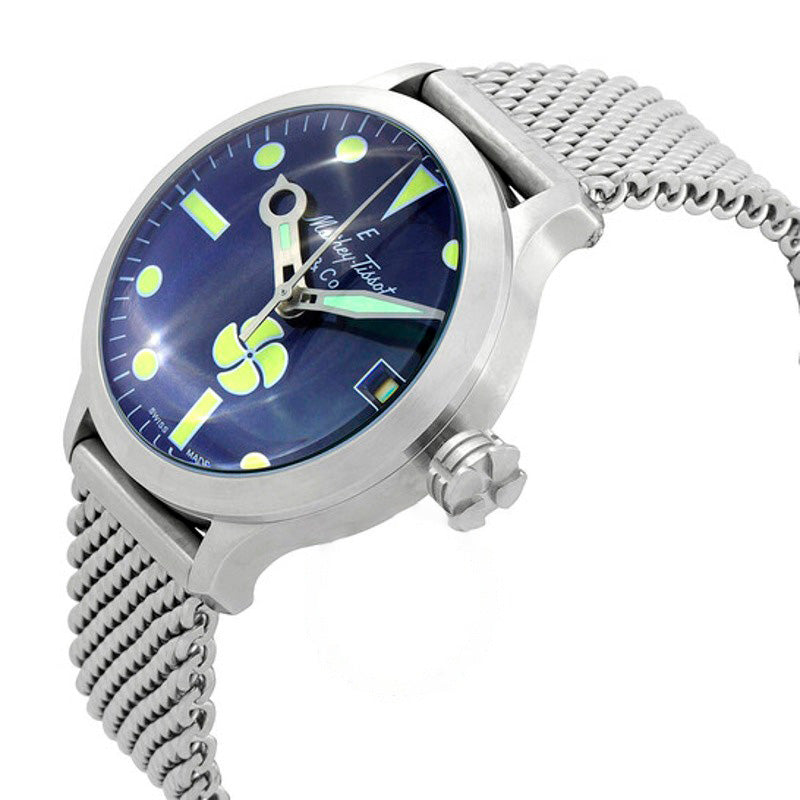 Relógio Elica Automático Mostrador Azul 43 mm - Mercado de Luxo - O Maior E-Commerce de Bens, Produtos e Serviços de Luxo do Brasil.