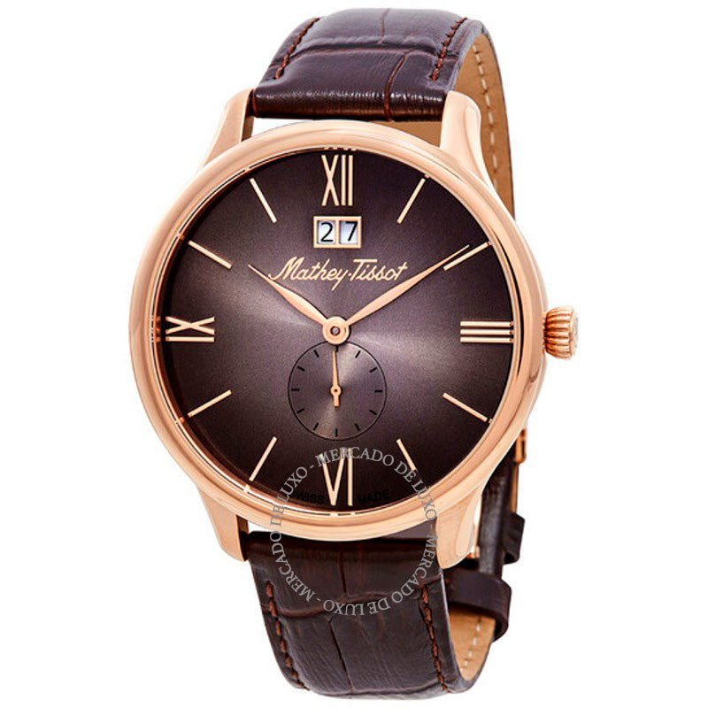 Relógio Mostrador marrom de quartzo Edmond 42 mm - Mercado de Luxo - O Maior E-Commerce de Bens, Produtos e Serviços de Luxo do Brasil.