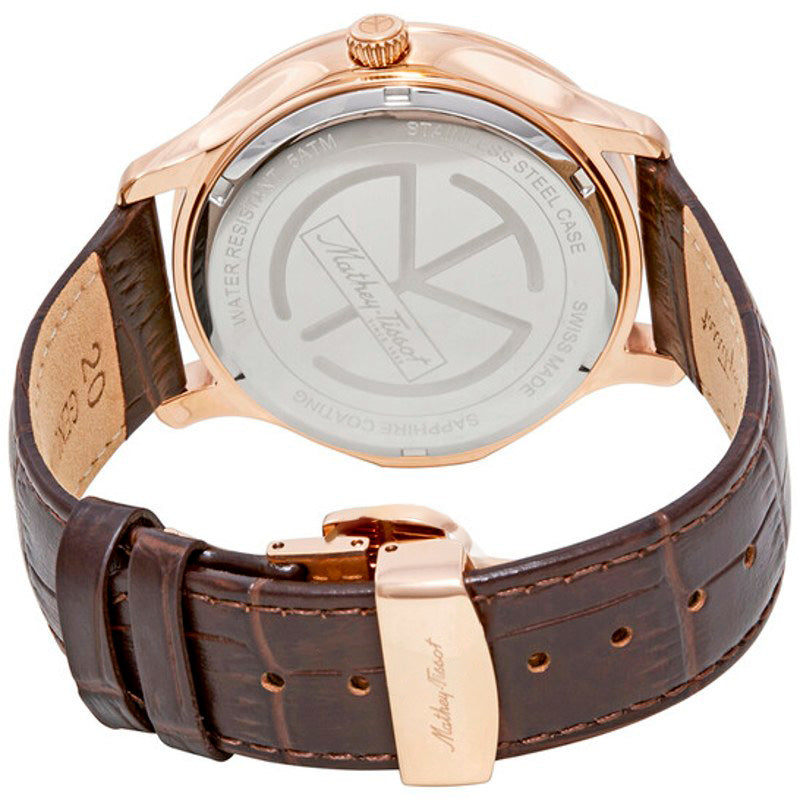 Relógio Mostrador marrom de quartzo Edmond 42 mm - Mercado de Luxo - O Maior E-Commerce de Bens, Produtos e Serviços de Luxo do Brasil.