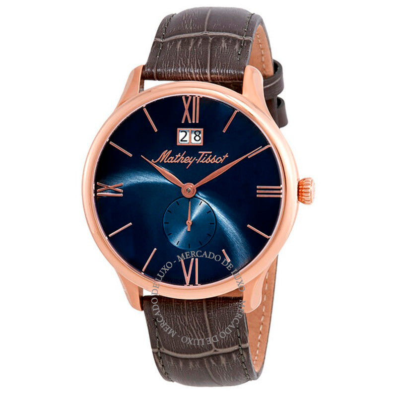 Relógio Edmond Quartz Mostrador Azul  - Mercado de Luxo - O Maior E-Commerce de Bens, Produtos e Serviços de Luxo do Brasil.