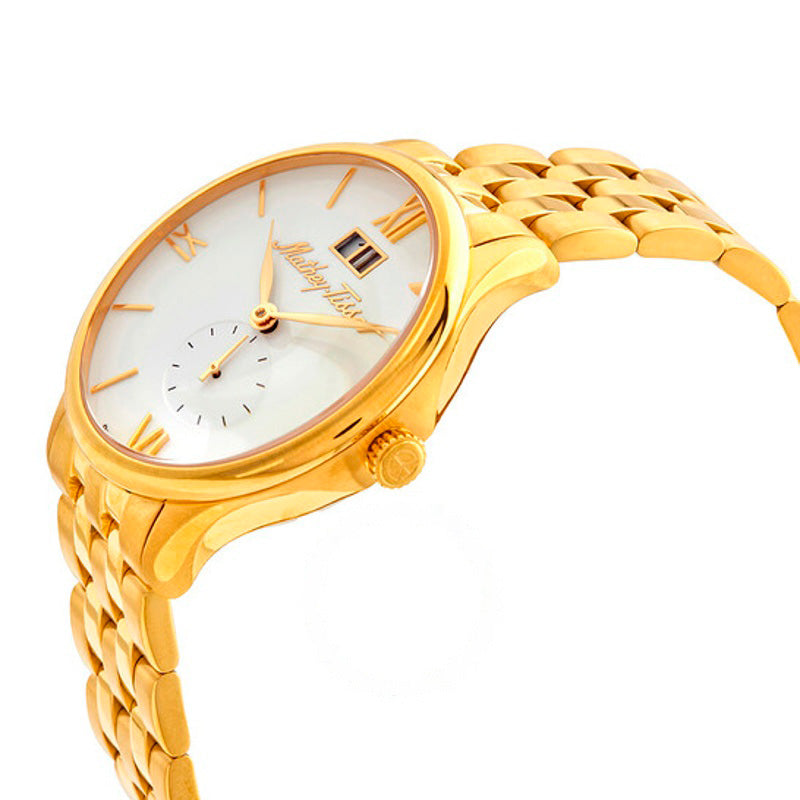 Relógio Edmond Metal Mostrador Branco 42 mm - Mercado de Luxo - O Maior E-Commerce de Bens, Produtos e Serviços de Luxo do Brasil.