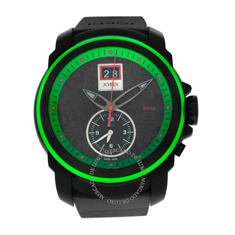 Relógio Mega Icon Spicy Quartz Mostrador Preto 45 mm - Mercado de Luxo - O Maior E-Commerce de Bens, Produtos e Serviços de Luxo do Brasil.