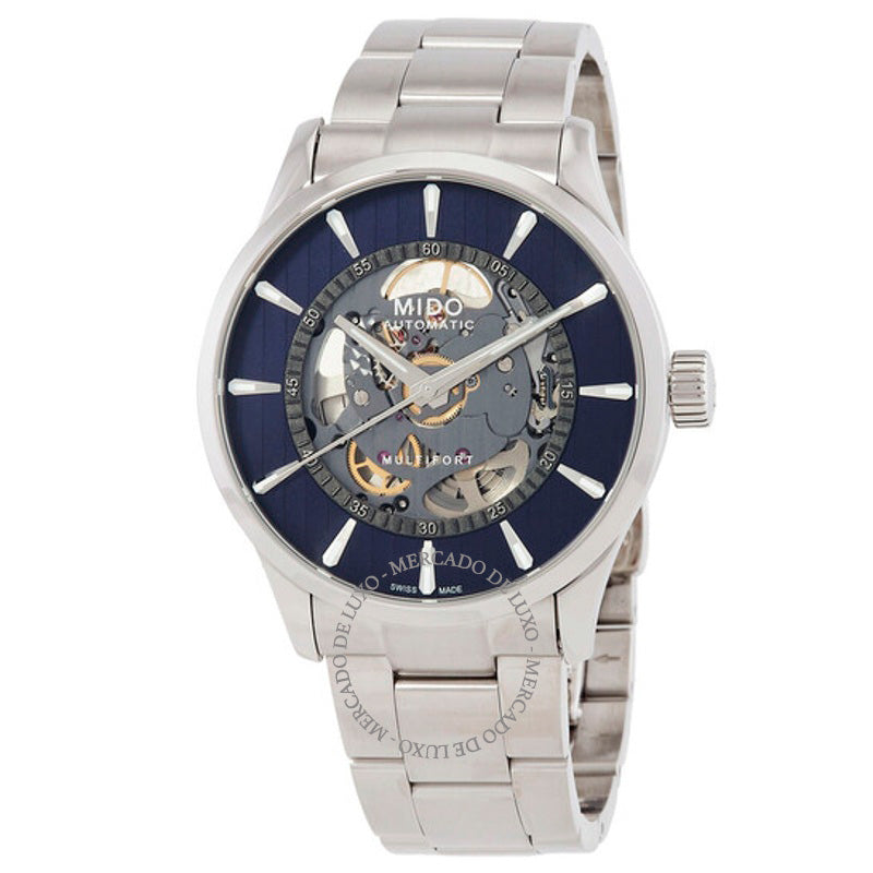 Relógio Multifort Skeleton Vertigo Automático Mostrador Azul 42 mm - Mercado de Luxo - O Maior E-Commerce de Bens, Produtos e Serviços de Luxo do Brasil.