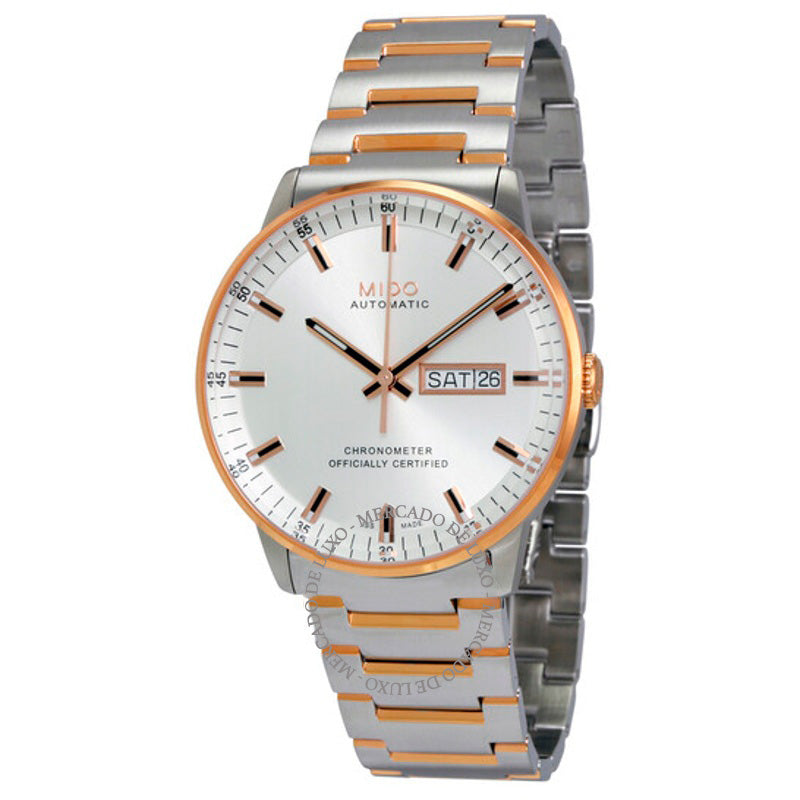 Relógio Commander II Cronômetro Automático Mostrador Prateado 40 mm - Mercado de Luxo - O Maior E-Commerce de Bens, Produtos e Serviços de Luxo do Brasil.