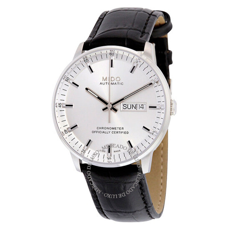 Relógio Comander II Cronômetro Automático Mostrador Prateado 40 mm - Mercado de Luxo - O Maior E-Commerce de Bens, Produtos e Serviços de Luxo do Brasil.
