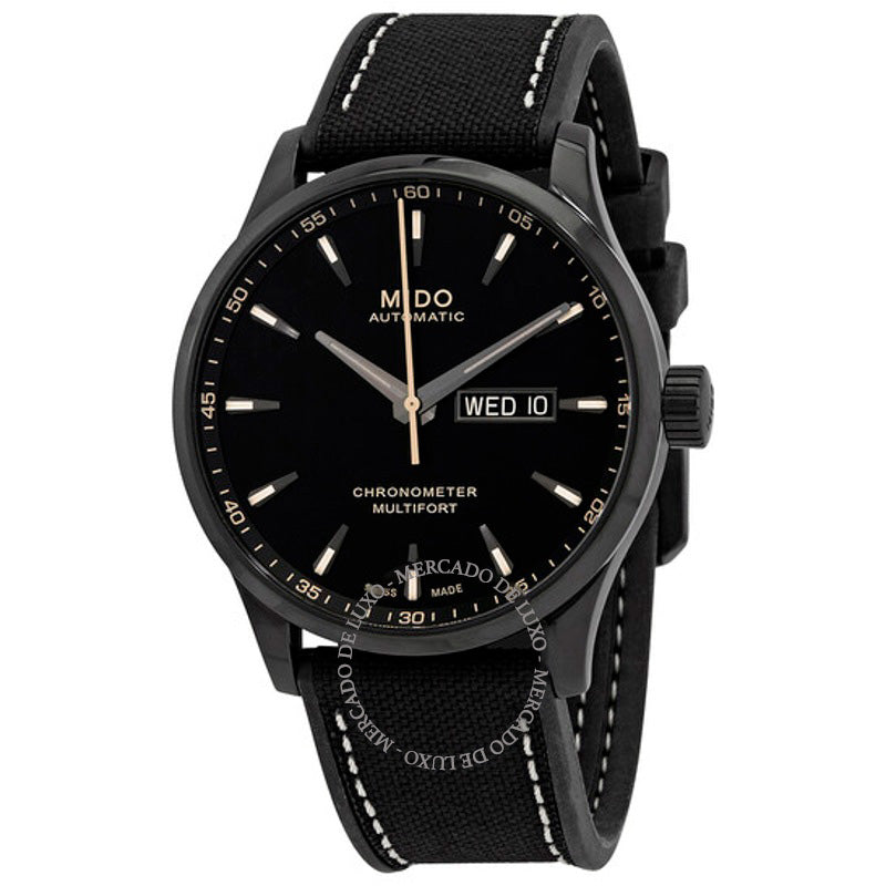 Relógio Multifort Cronômetro 1 Automático Mostrador Preto 42 mm - Mercado de Luxo - O Maior E-Commerce de Bens, Produtos e Serviços de Luxo do Brasil.