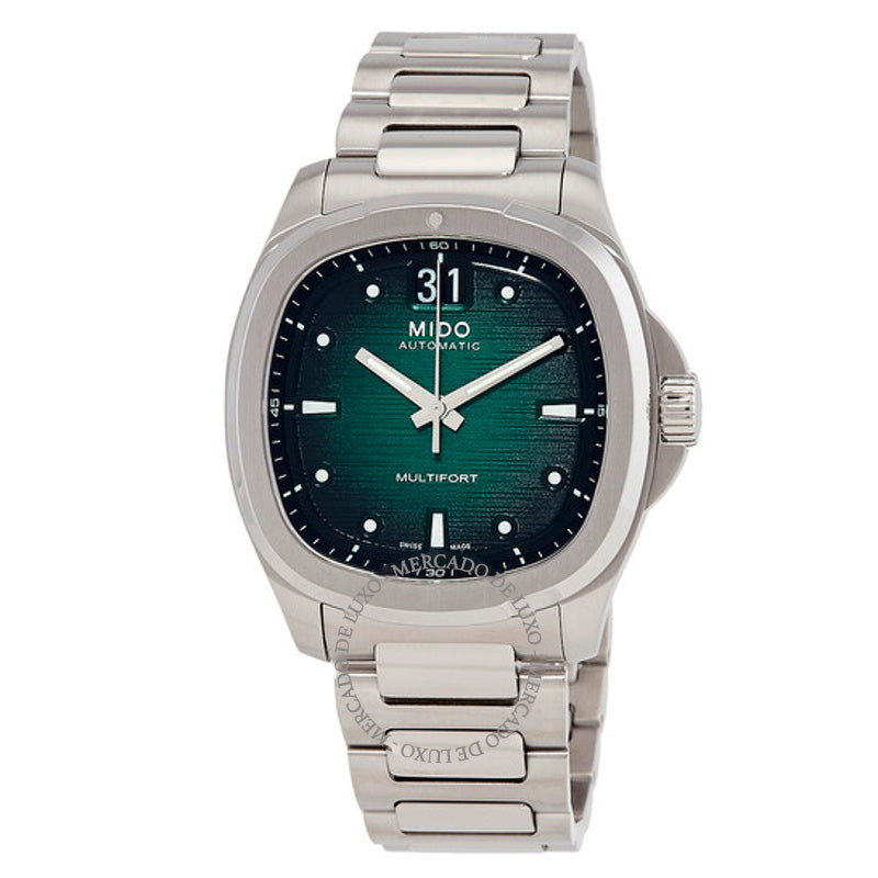 Relógio Multifort TV Big Date Mostrador Automático Verde 40 mm - Mercado de Luxo - O Maior E-Commerce de Bens, Produtos e Serviços de Luxo do Brasil.