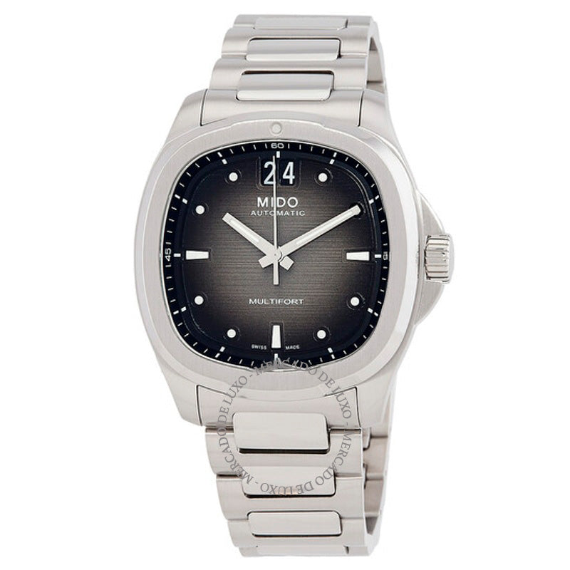 Relógio Multifort TV Big Date Automático Mostrador Cinza 40 mm - Mercado de Luxo - O Maior E-Commerce de Bens, Produtos e Serviços de Luxo do Brasil.