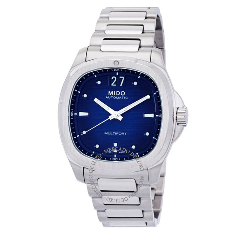 Relógio Multifort TV Big Date Automático Mostrador Azul  - Mercado de Luxo - O Maior E-Commerce de Bens, Produtos e Serviços de Luxo do Brasil.