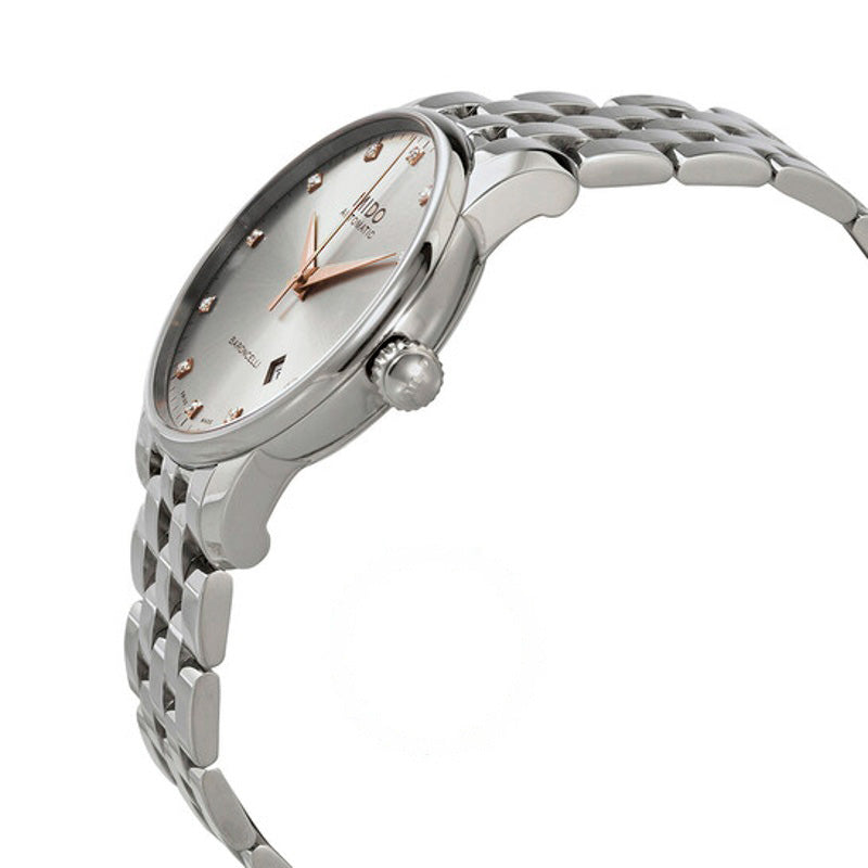 Relógio Baroncelli Automático Diamante Ródio Mostrador 38 mm - Mercado de Luxo - O Maior E-Commerce de Bens, Produtos e Serviços de Luxo do Brasil.