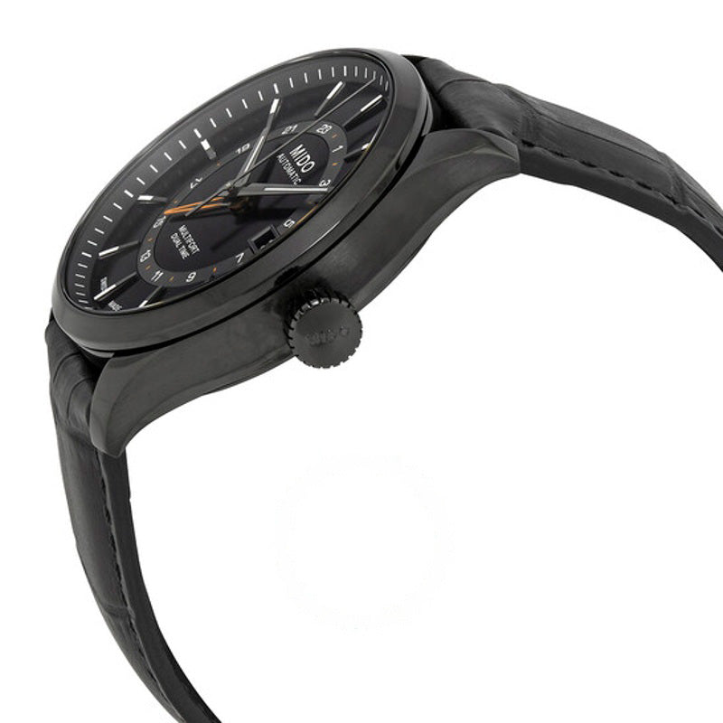 Relógio Multifort Dual Time Automático Mostrador Preto  - Mercado de Luxo - O Maior E-Commerce de Bens, Produtos e Serviços de Luxo do Brasil.