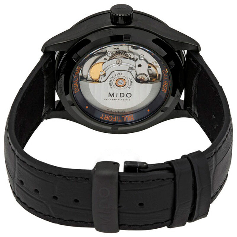 Relógio Multifort Dual Time Automático Mostrador Preto  - Mercado de Luxo - O Maior E-Commerce de Bens, Produtos e Serviços de Luxo do Brasil.