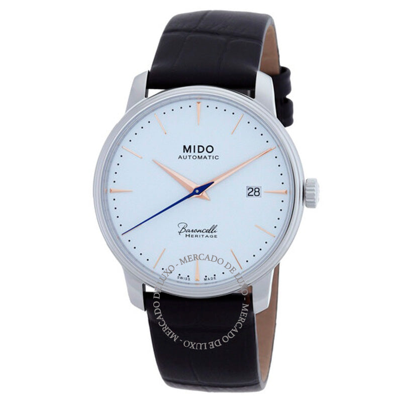 Relógio Baroncelli Heritage Automático Mostrador Branco  - Mercado de Luxo - O Maior E-Commerce de Bens, Produtos e Serviços de Luxo do Brasil.