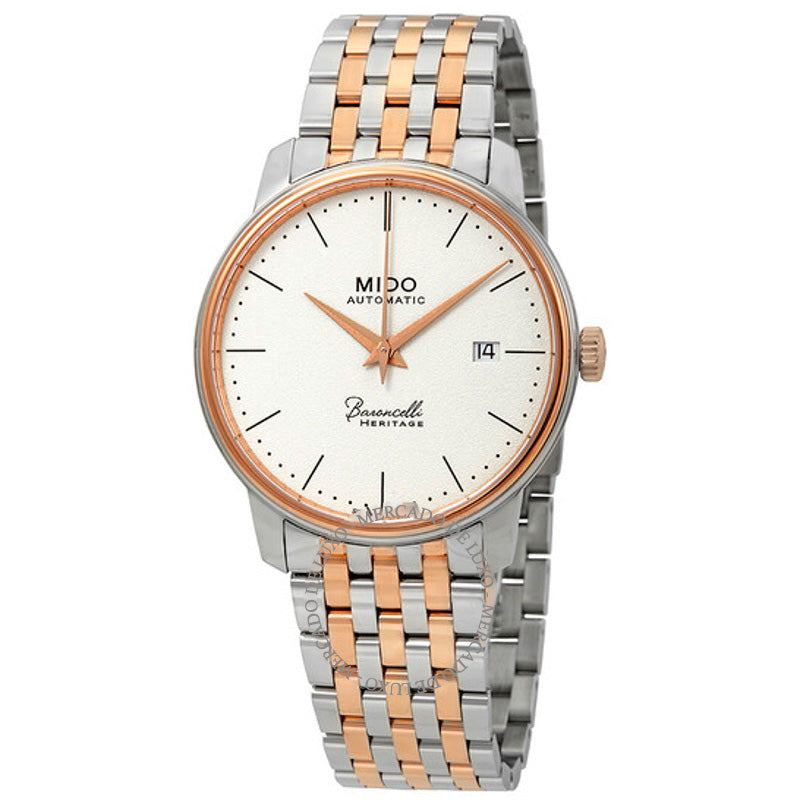Relógio Baroncelli Heritage Automático Mostrador Branco  - Mercado de Luxo - O Maior E-Commerce de Bens, Produtos e Serviços de Luxo do Brasil.