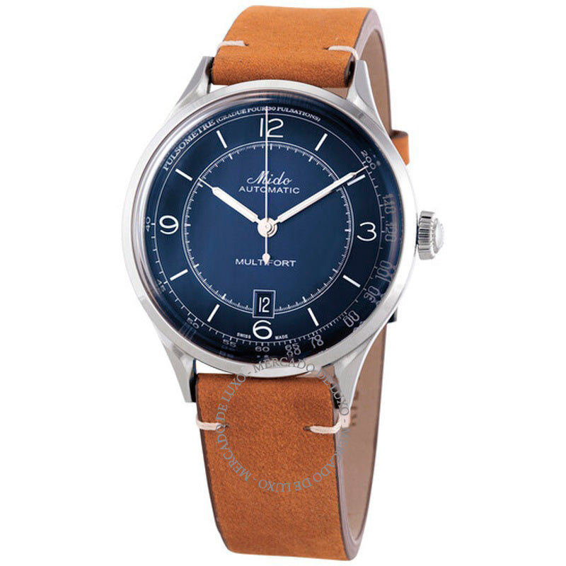 Relógio Multifort Patrimony Automático Mostrador Azul 40 mm - Mercado de Luxo - O Maior E-Commerce de Bens, Produtos e Serviços de Luxo do Brasil.