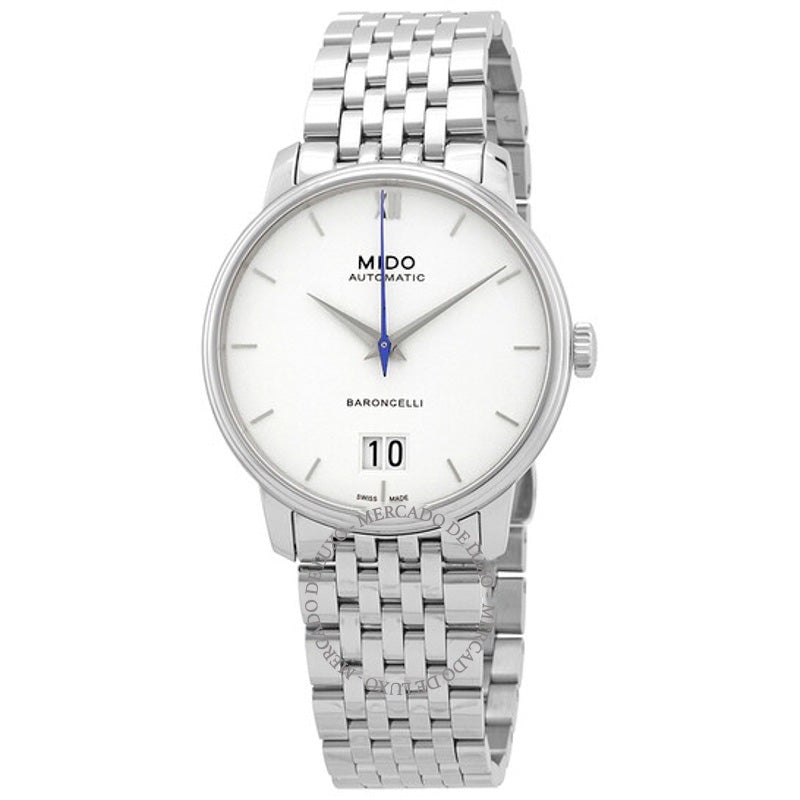 Relógio Baroncelli III Automático Mostrador Branco 40 mm - Mercado de Luxo - O Maior E-Commerce de Bens, Produtos e Serviços de Luxo do Brasil.