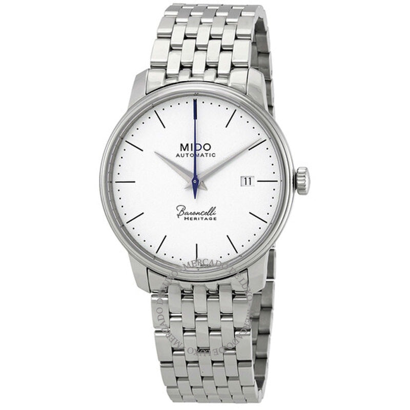 Relógio Baroncelli III Automático Mostrador Branco 39 mm - Mercado de Luxo - O Maior E-Commerce de Bens, Produtos e Serviços de Luxo do Brasil.