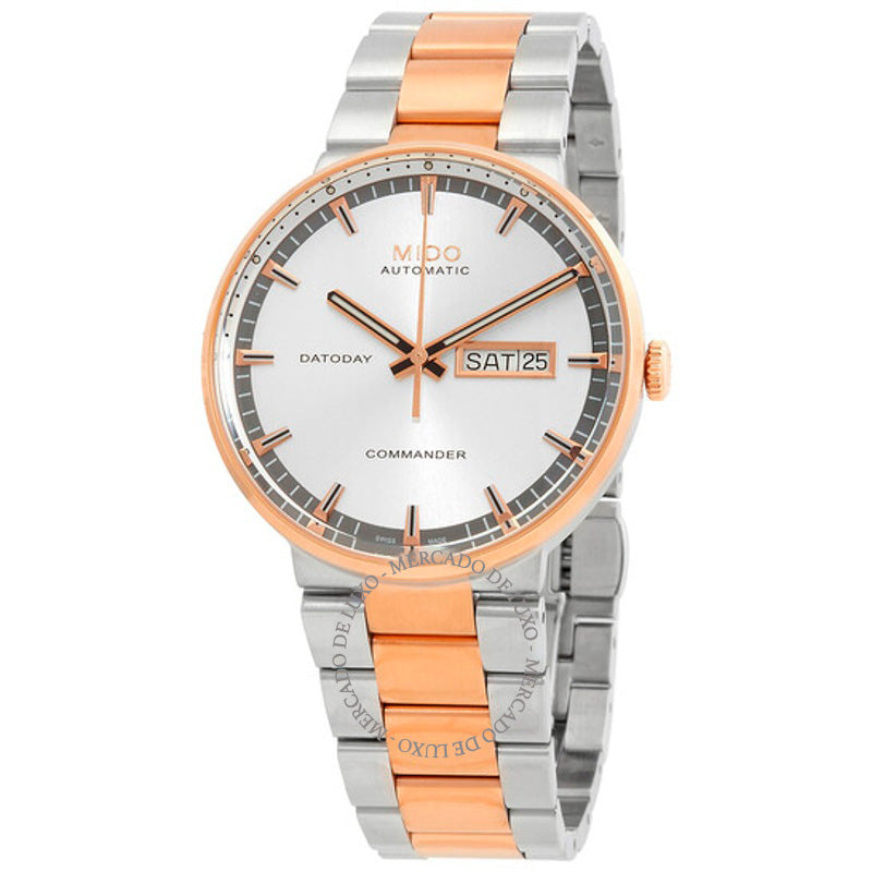Relógio Commander II Automático Mostrador Prateado 40 mm - Mercado de Luxo - O Maior E-Commerce de Bens, Produtos e Serviços de Luxo do Brasil.