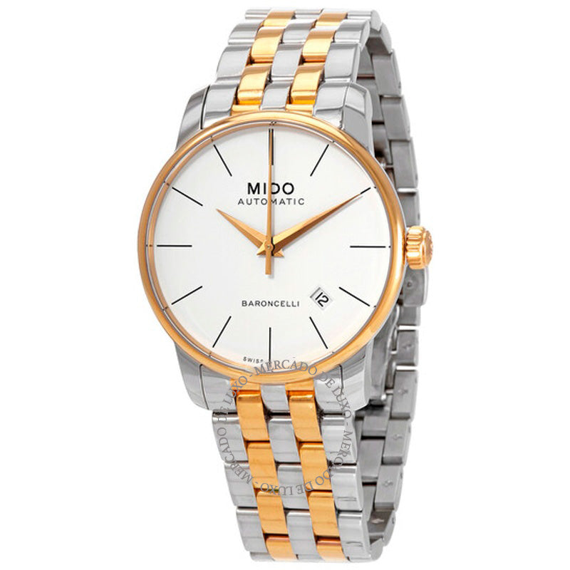 Relógio Baroncelli II Automático Mostrador Branco 38 mm - Mercado de Luxo - O Maior E-Commerce de Bens, Produtos e Serviços de Luxo do Brasil.