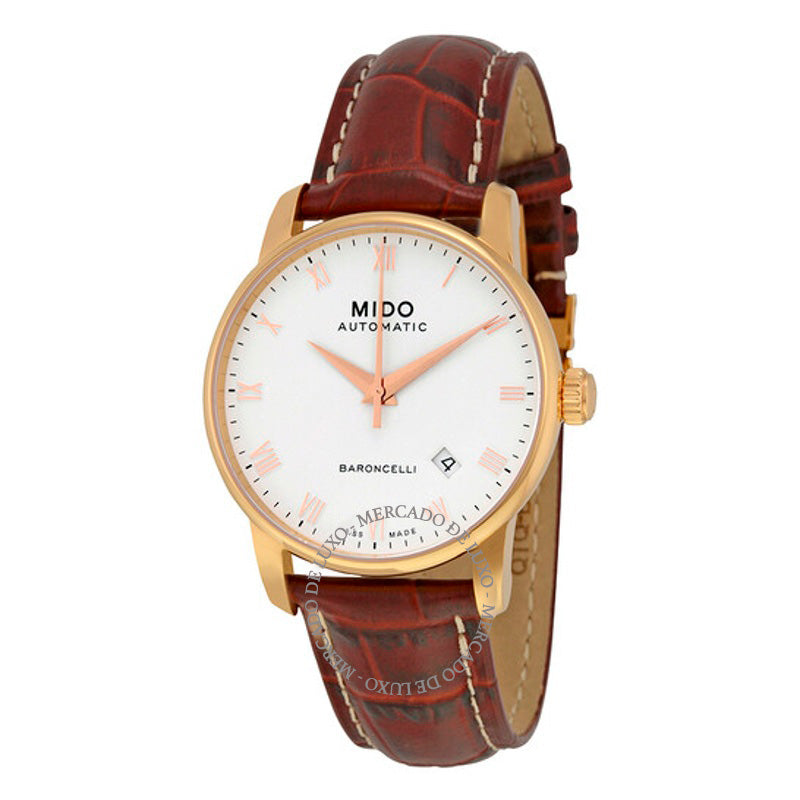 Relógio Baroncelli II Automático Mostrador Branco 38 mm - Mercado de Luxo - O Maior E-Commerce de Bens, Produtos e Serviços de Luxo do Brasil.