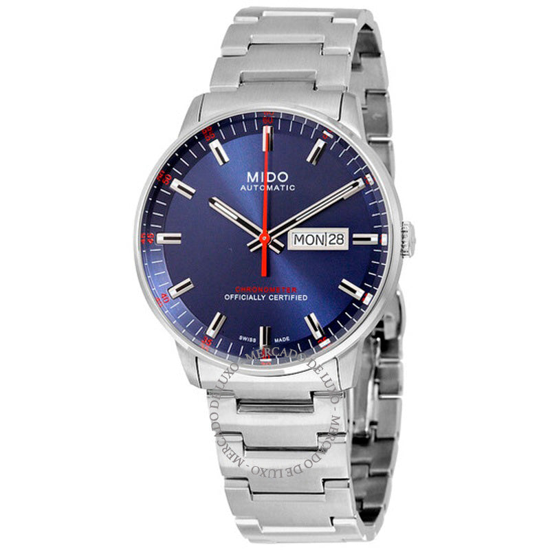 Relógio Commander II Automático Mostrador Azul  - Mercado de Luxo - O Maior E-Commerce de Bens, Produtos e Serviços de Luxo do Brasil.