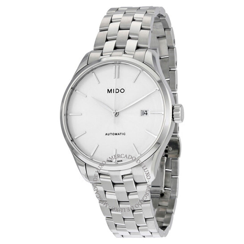 Relógio Belluna II Automático Mostrador Prateado 40 mm - Mercado de Luxo - O Maior E-Commerce de Bens, Produtos e Serviços de Luxo do Brasil.