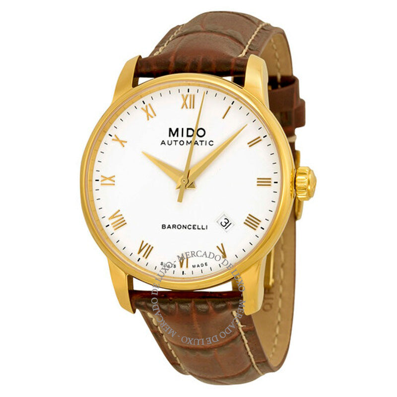 Relógio Baroncelli Automático Mostrador Branco 38 mm - Mercado de Luxo - O Maior E-Commerce de Bens, Produtos e Serviços de Luxo do Brasil.