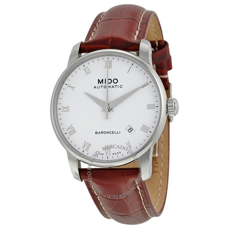 Relógio Baroncelli Automático Mostrador Branco 38 mm - Mercado de Luxo - O Maior E-Commerce de Bens, Produtos e Serviços de Luxo do Brasil.
