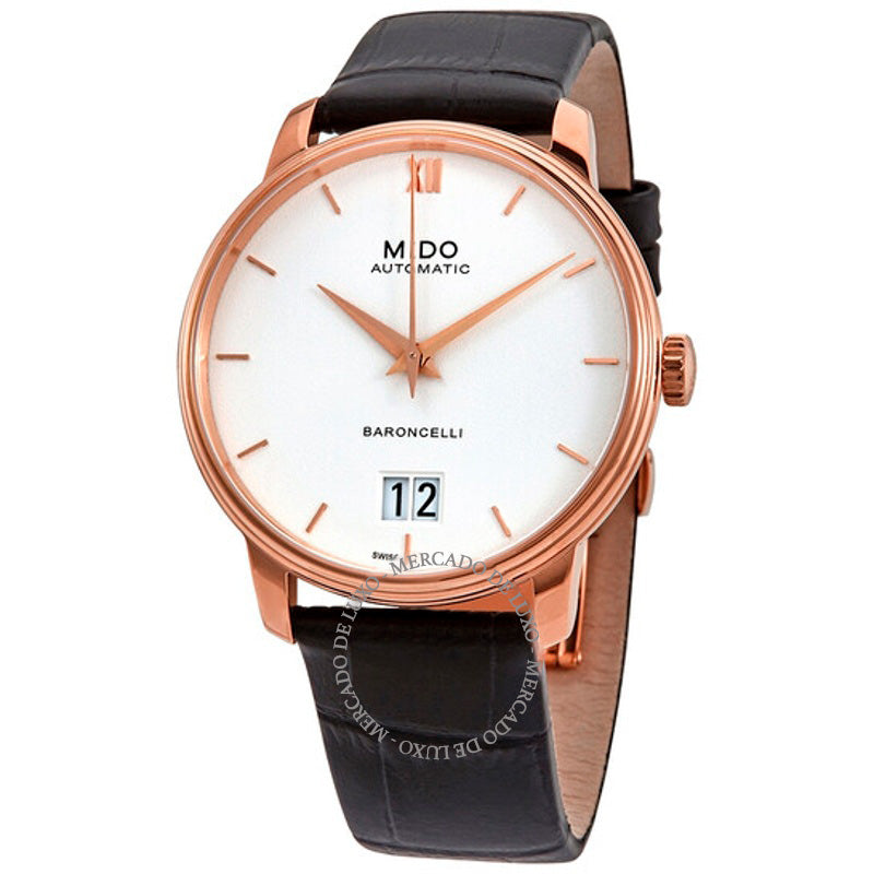 Relógio Baroncelli Automático Mostrador Branco 40 mm - Mercado de Luxo - O Maior E-Commerce de Bens, Produtos e Serviços de Luxo do Brasil.