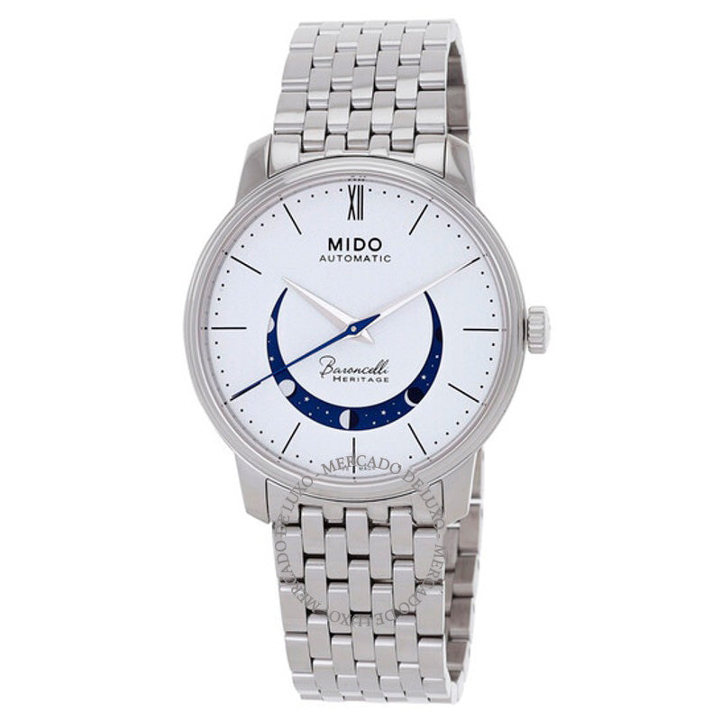 Relógio Baroncelli Automático Mostrador Branco 39 mm - Mercado de Luxo - O Maior E-Commerce de Bens, Produtos e Serviços de Luxo do Brasil.