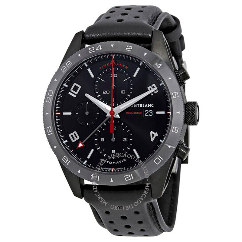 Relógio TimeWalker Cronógrafo Automático Mostrador Preto  - Mercado de Luxo - O Maior E-Commerce de Bens, Produtos e Serviços de Luxo do Brasil.