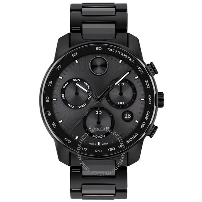 Relógio Bold Verso Cronógrafo Quartzo Mostrador Preto 44 mm - Mercado de Luxo - O Maior E-Commerce de Bens, Produtos e Serviços de Luxo do Brasil.