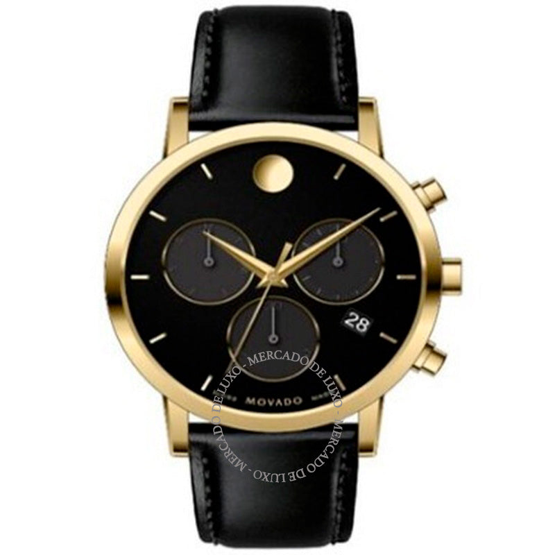 Relógio Mostrador preto de quartzo clássico de museu 42 mm - Mercado de Luxo - O Maior E-Commerce de Bens, Produtos e Serviços de Luxo do Brasil.