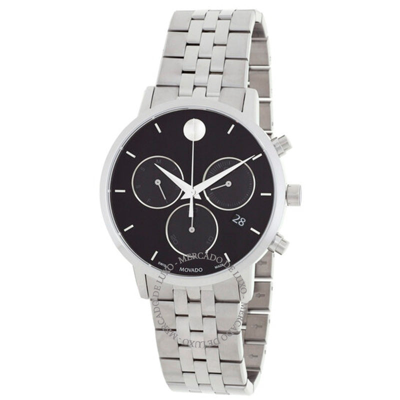 Relógio Mostrador preto de quartzo clássico de museu 42 mm - Mercado de Luxo - O Maior E-Commerce de Bens, Produtos e Serviços de Luxo do Brasil.