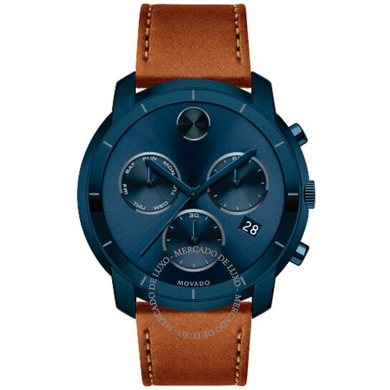 Relógio Cronógrafo Bold com mostrador azul e tinta 44 mm - Mercado de Luxo - O Maior E-Commerce de Bens, Produtos e Serviços de Luxo do Brasil.