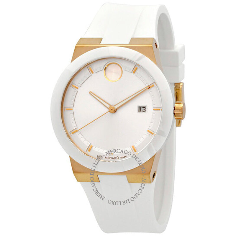 Relógio Mostrador branco de quartzo em negrito 42 mm - Mercado de Luxo - O Maior E-Commerce de Bens, Produtos e Serviços de Luxo do Brasil.