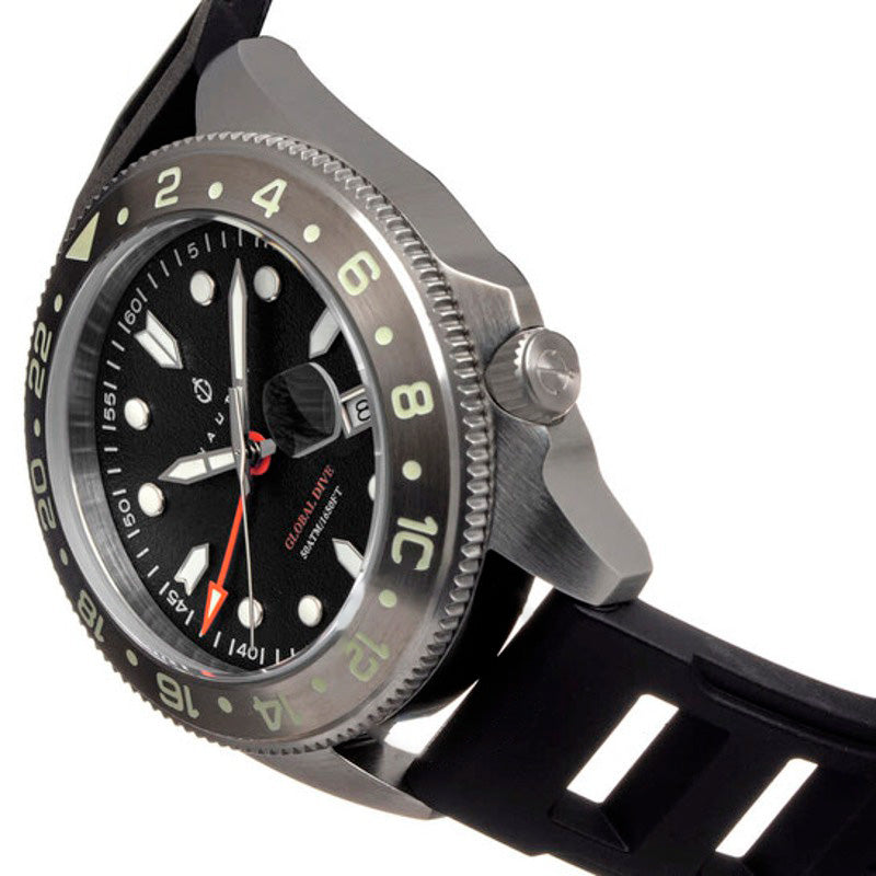 Relógio Global Dive Black Dial 44 mm - Mercado de Luxo - O Maior E-Commerce de Bens, Produtos e Serviços de Luxo do Brasil.