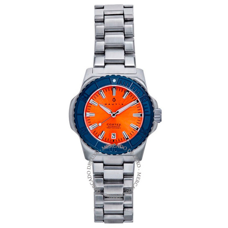 Relógio Mostrador Laranja Cortez 47 mm - Mercado de Luxo - O Maior E-Commerce de Bens, Produtos e Serviços de Luxo do Brasil.