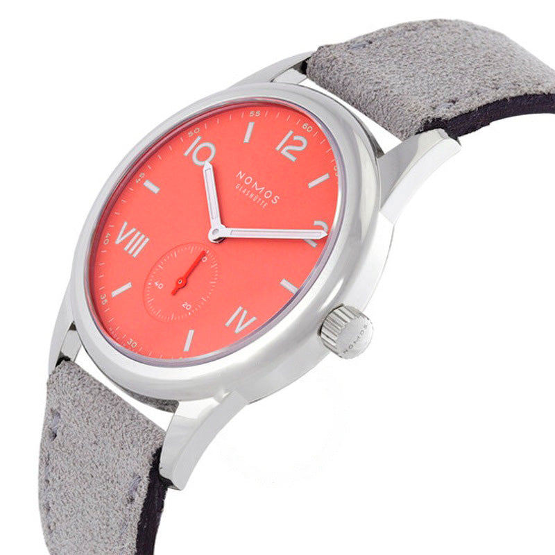 Relógio Club 38 Campus Hand Wind Creme Coral Dial 38 mm - Mercado de Luxo - O Maior E-Commerce de Bens, Produtos e Serviços de Luxo do Brasil.