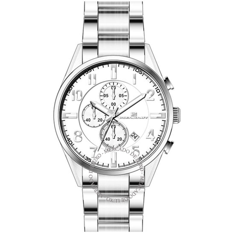 Relógio Cronógrafo Escapade Quartzo Mostrador Prateado 46 mm - Mercado de Luxo - O Maior E-Commerce de Bens, Produtos e Serviços de Luxo do Brasil.