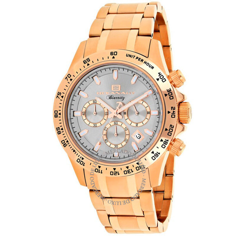 Relógio Cronógrafo Biarritz Quartzo Mostrador Prateado 44 mm - Mercado de Luxo - O Maior E-Commerce de Bens, Produtos e Serviços de Luxo do Brasil.