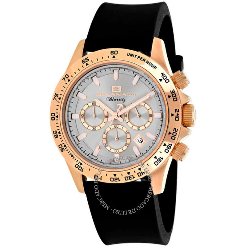 Relógio Cronógrafo Biarritz Quartzo Mostrador Prateado 44 mm - Mercado de Luxo - O Maior E-Commerce de Bens, Produtos e Serviços de Luxo do Brasil.