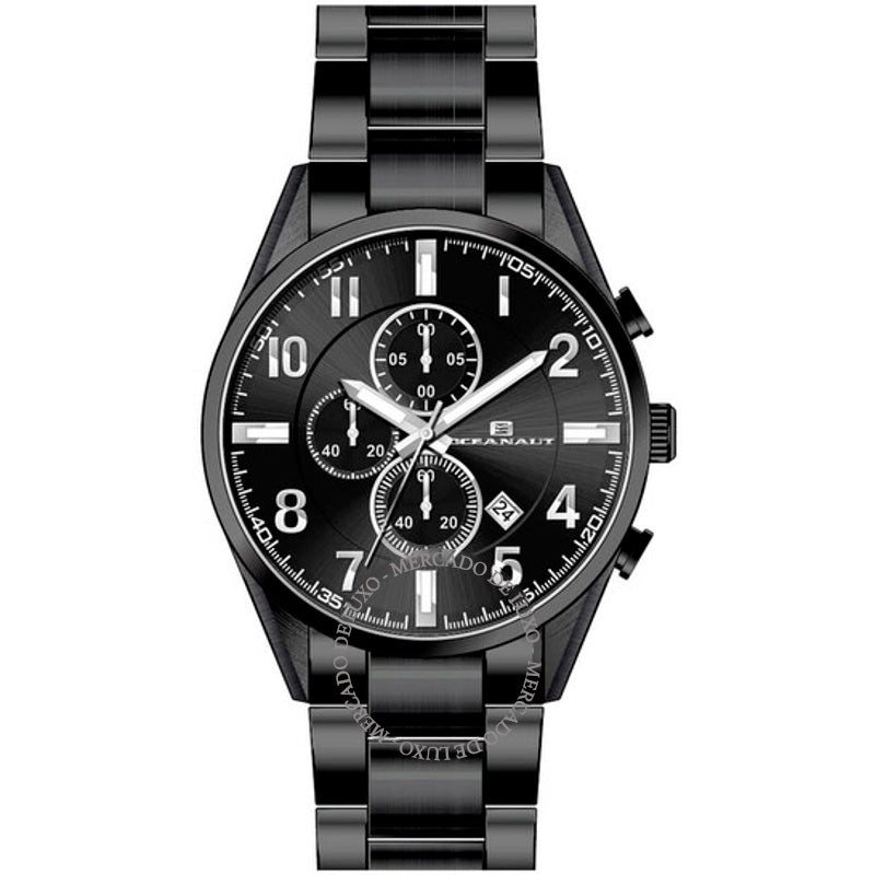 Relógio Cronógrafo Escapade Quartzo Mostrador Preto 46 mm - Mercado de Luxo - O Maior E-Commerce de Bens, Produtos e Serviços de Luxo do Brasil.