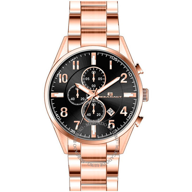 Relógio Cronógrafo Escapade Quartzo Mostrador Preto 46 mm - Mercado de Luxo - O Maior E-Commerce de Bens, Produtos e Serviços de Luxo do Brasil.