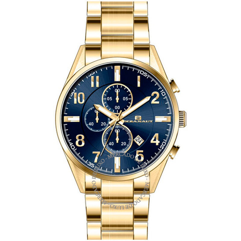 Relógio Cronógrafo Escapade Quartzo Mostrador Azul 46 mm - Mercado de Luxo - O Maior E-Commerce de Bens, Produtos e Serviços de Luxo do Brasil.