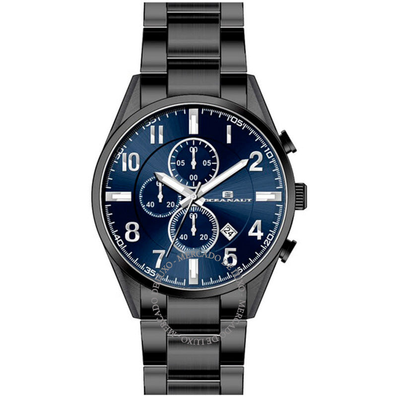Relógio Cronógrafo Escapade Quartzo Mostrador Azul 46 mm - Mercado de Luxo - O Maior E-Commerce de Bens, Produtos e Serviços de Luxo do Brasil.