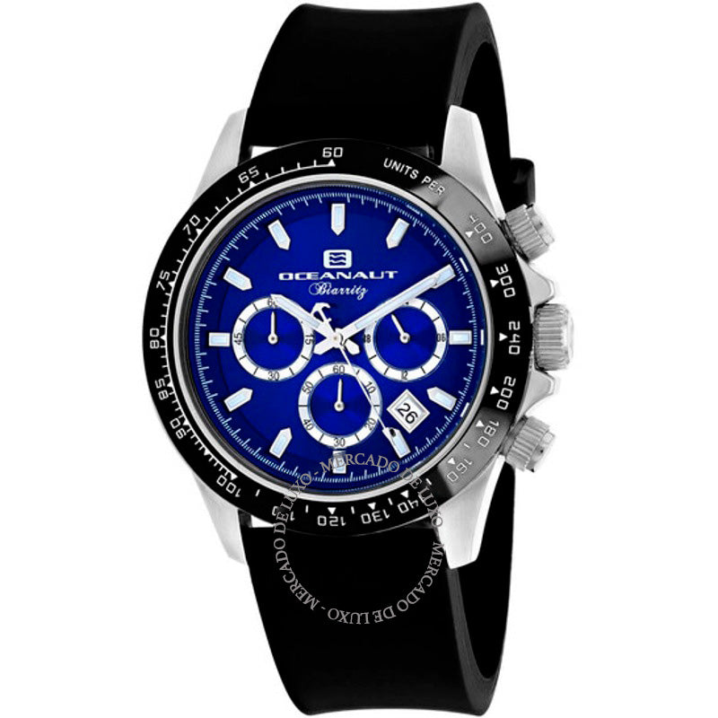Relógio Cronógrafo Biarritz Quartzo Mostrador Azul 44 mm - Mercado de Luxo - O Maior E-Commerce de Bens, Produtos e Serviços de Luxo do Brasil.