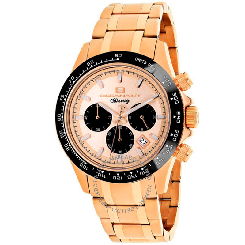 Relógio Mostrador em tom ouro rosa Biarritz 44 mm - Mercado de Luxo - O Maior E-Commerce de Bens, Produtos e Serviços de Luxo do Brasil.