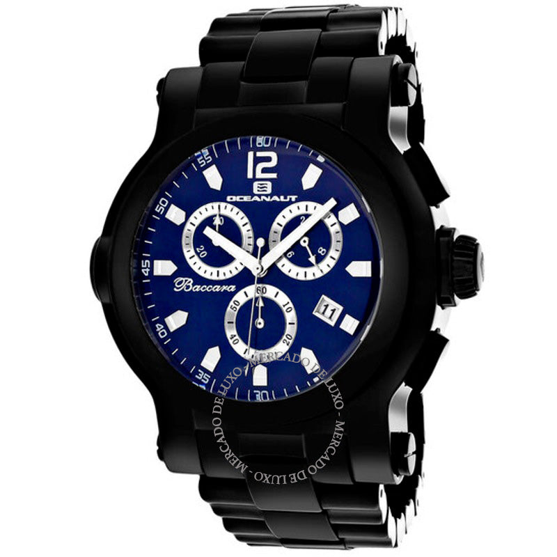 Relógio Baccara XL Mostrador Azul 50 mm - Mercado de Luxo - O Maior E-Commerce de Bens, Produtos e Serviços de Luxo do Brasil.