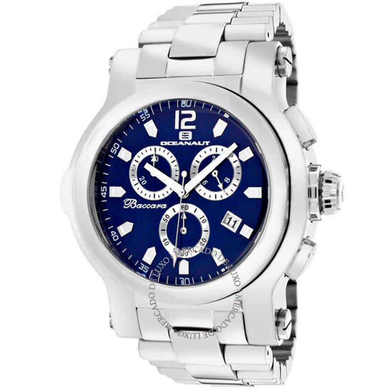 Relógio Baccara XL Mostrador Azul 50 mm - Mercado de Luxo - O Maior E-Commerce de Bens, Produtos e Serviços de Luxo do Brasil.